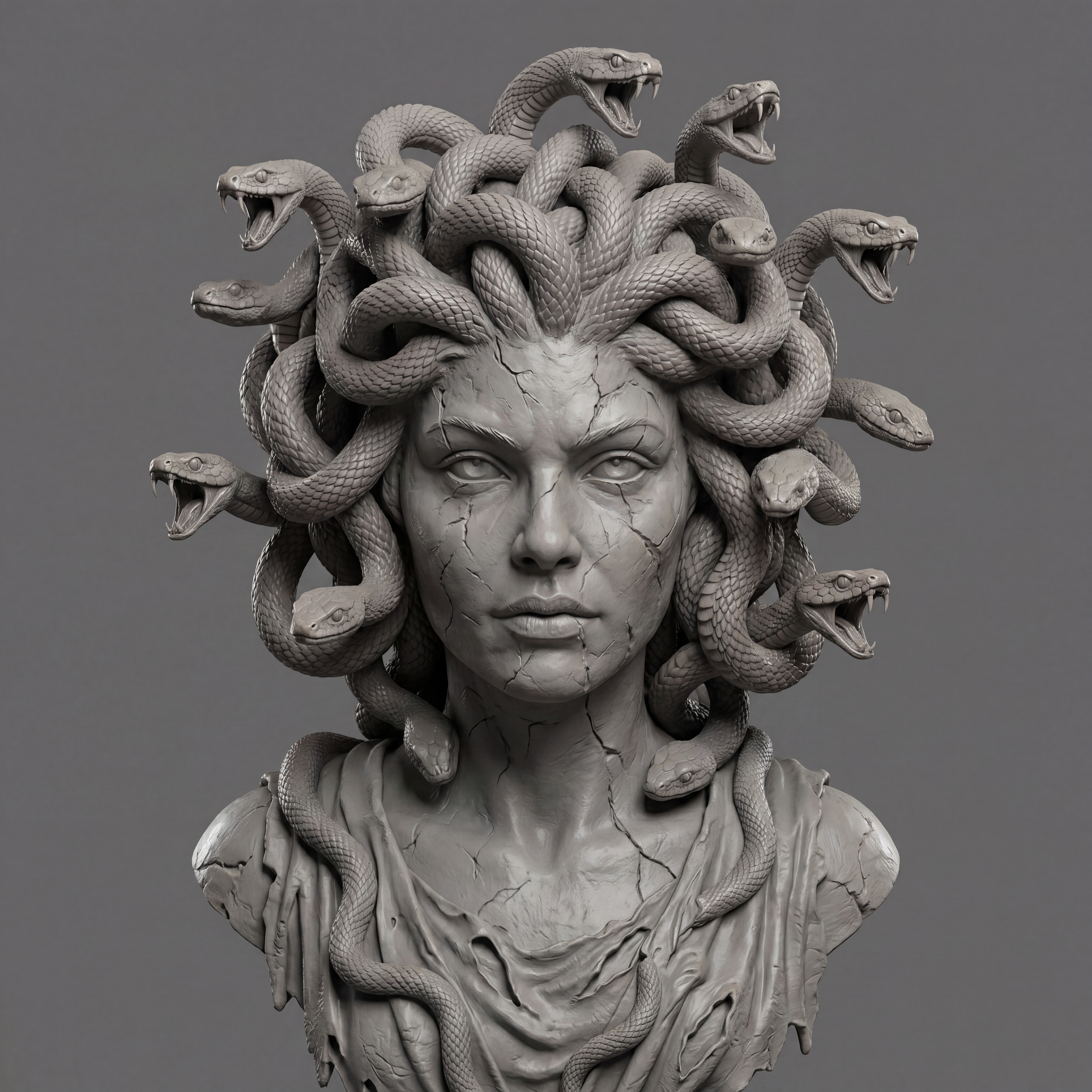 Medusa — bare mesh